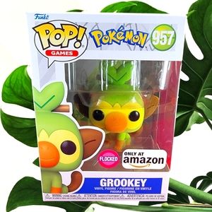 Grookey amazon exclusive funko # 957 (nib) with pop protector